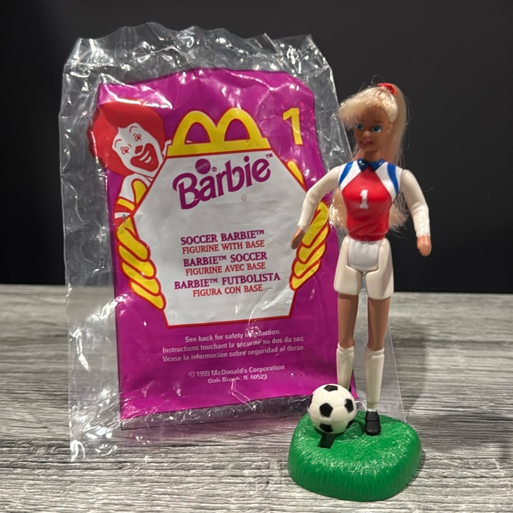McDonald’s | Barbie #1: Soccer Barbie (1999) - Vintage Happy Meal Toy Doll